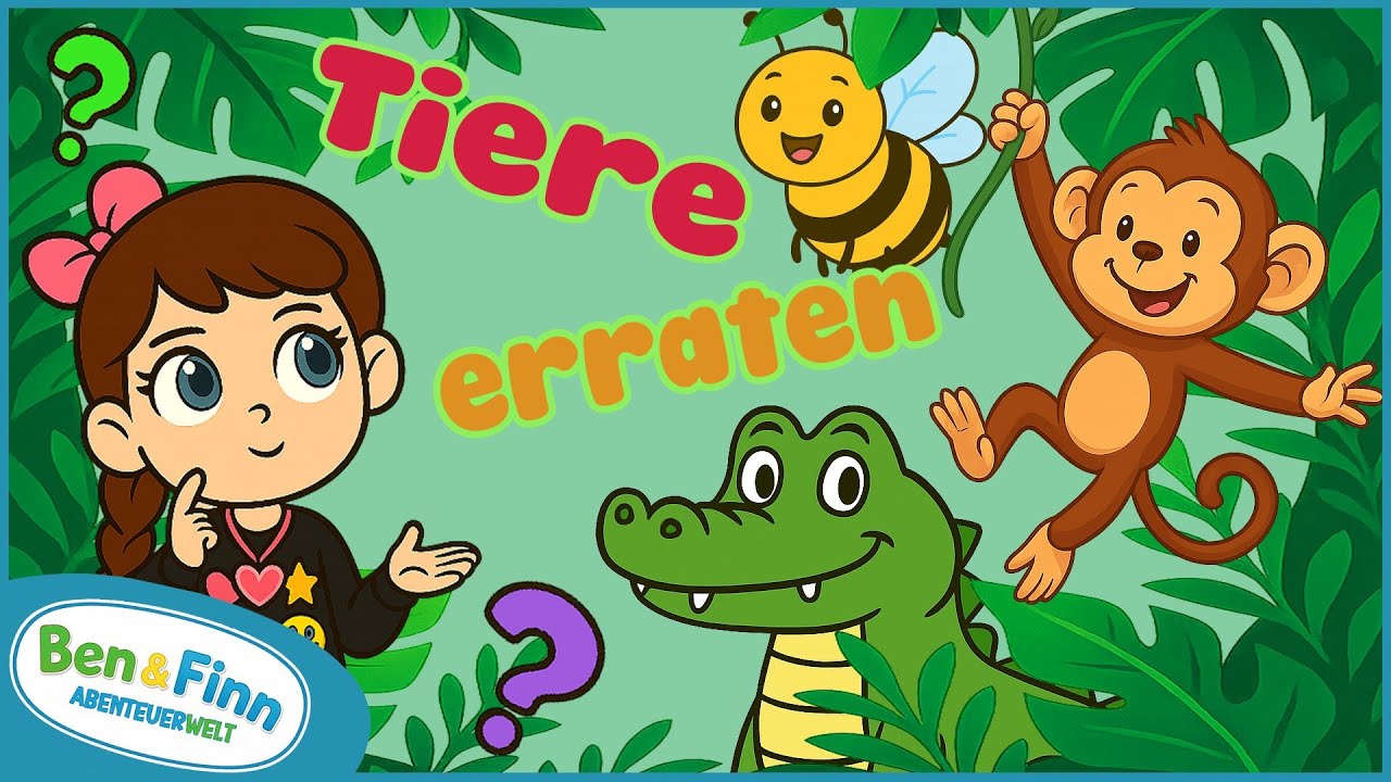 🐯 Tiere erraten Quiz 🐖 Erkennst du sie alle? | Tiergeräusche erkennen mit Kira