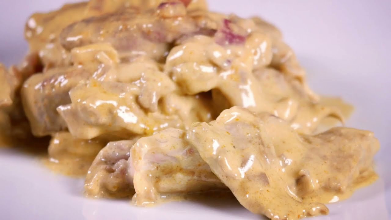 Carne con salsa curry (Delicioso)