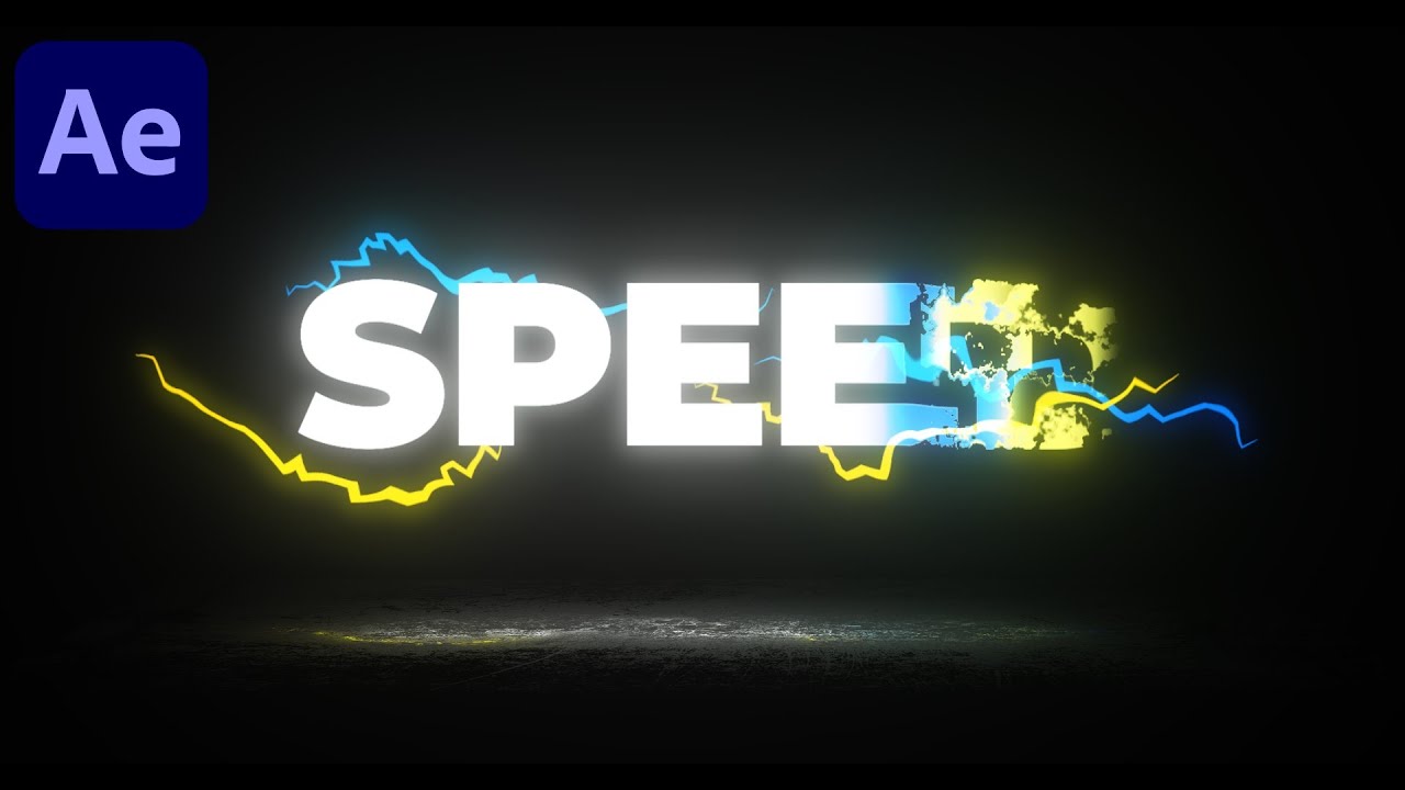 Отображение текста с помощью молнии в After Effects — Учебное пособие по After Effects | Без плаг...