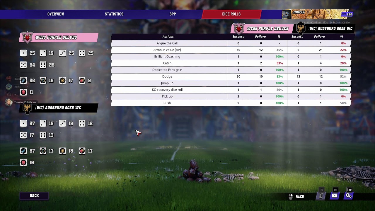 Blood Bowl 3 WC25 N8wache82 vs Purplechest