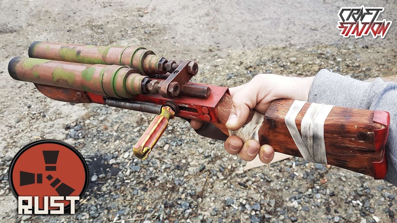 Как сделать Double Barrel Shotgun Двустволка из игры RUST