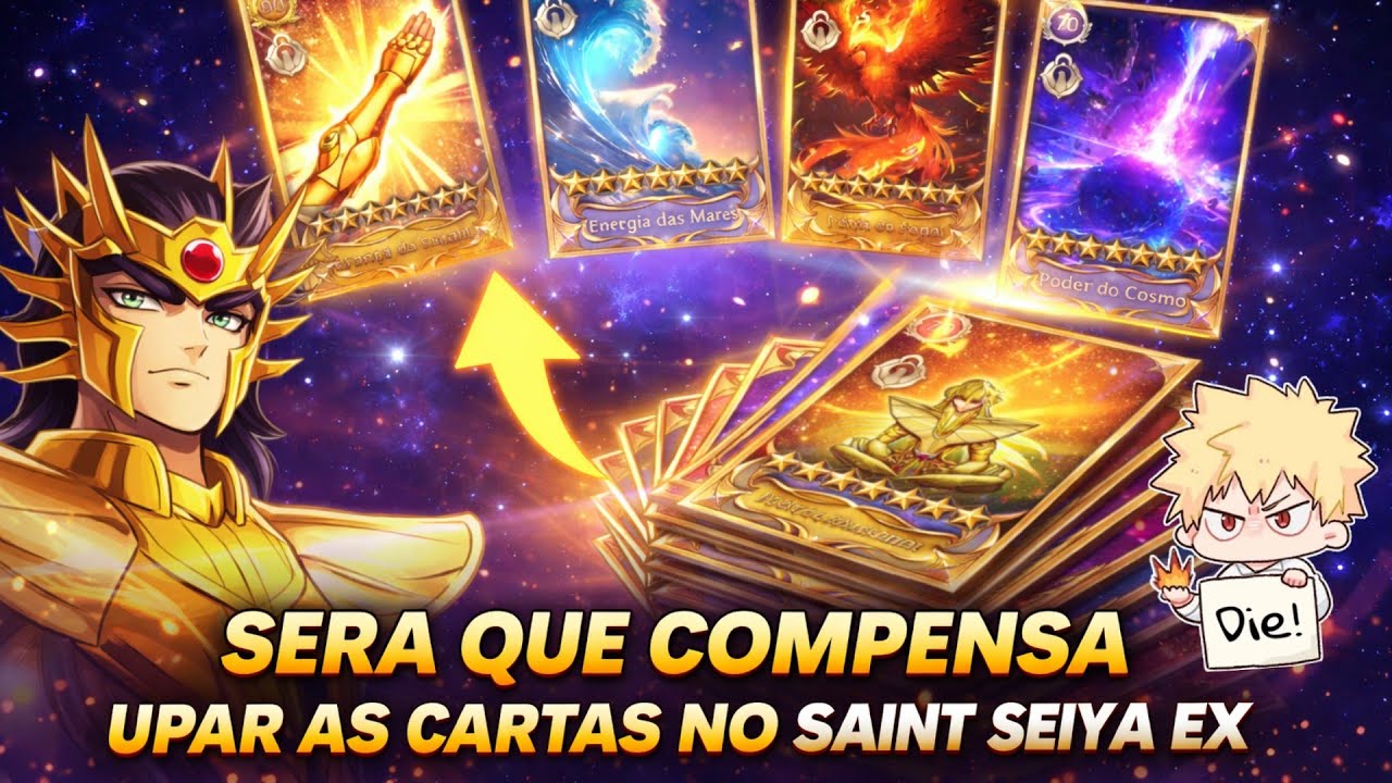 SAINT SEIYA EX UPANDO TODAS AS CARTAS FULL ESTRELAS