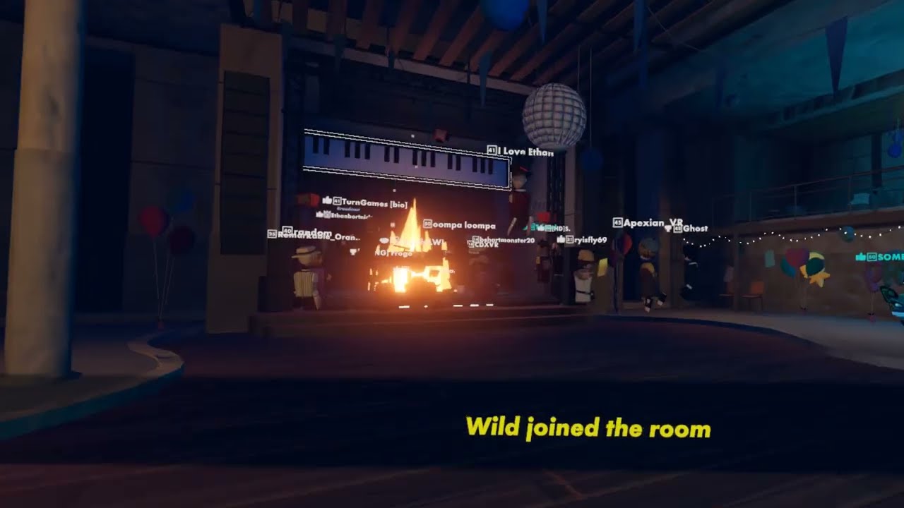 Ethan Bortnick crashes in his Rec Room event