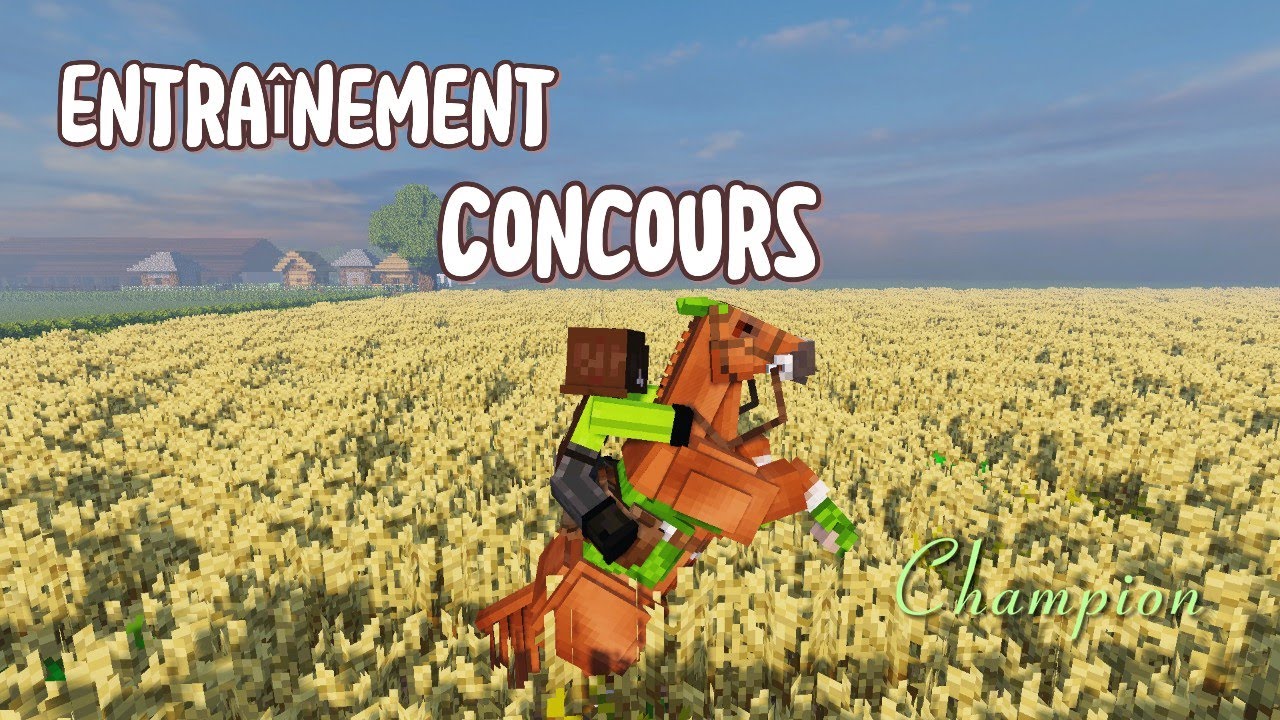 ON S'ENTRAÎNE POUR LE CONCOURS AVEC CHAMPION ! 🏇💚 - [Ekostria pc]