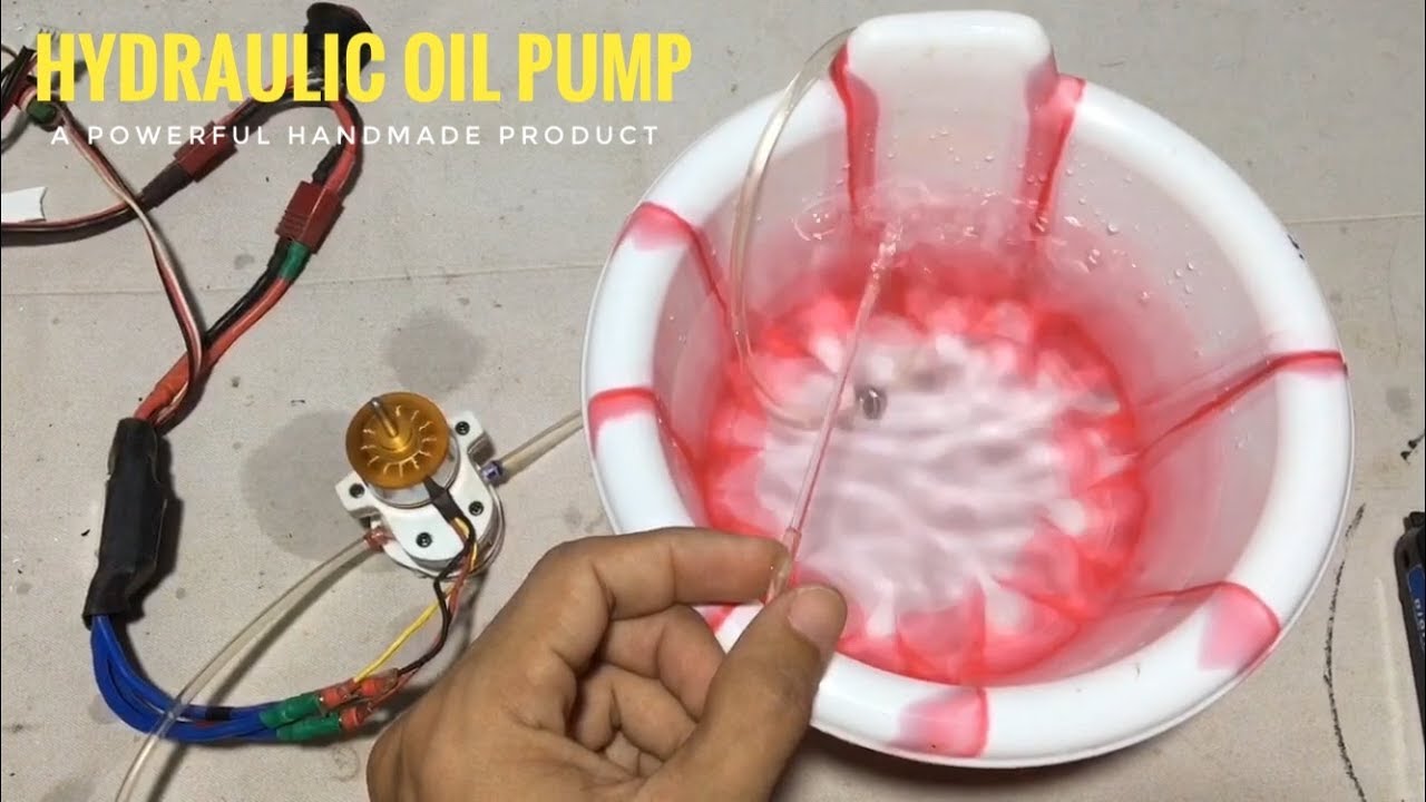 How to Make RC Construction Tractor Truck Hydraulic Gear Pump Handmade Design at home #2