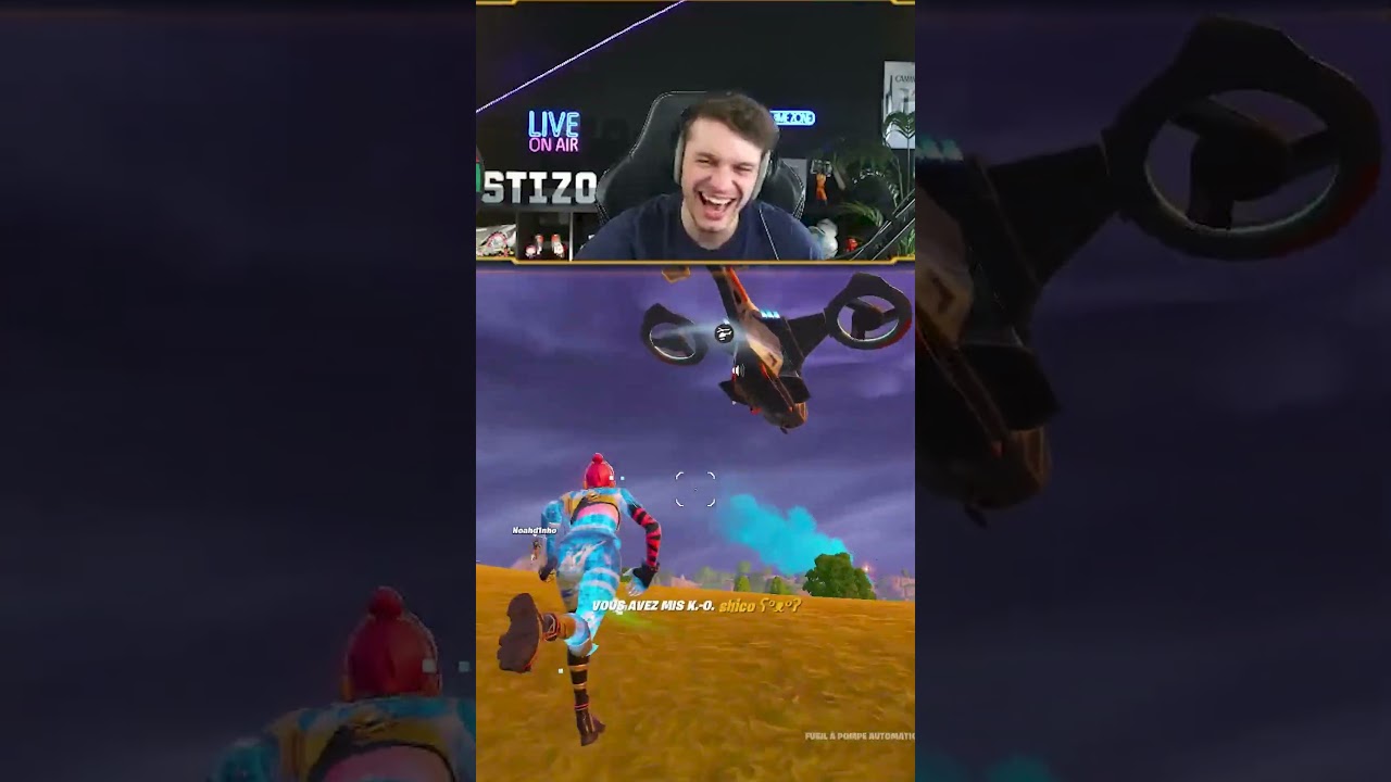 STIZO TRAHIT UN ABONN&Eacute; SUR FORTNITE 😂| #fortnite Stizo #shorts