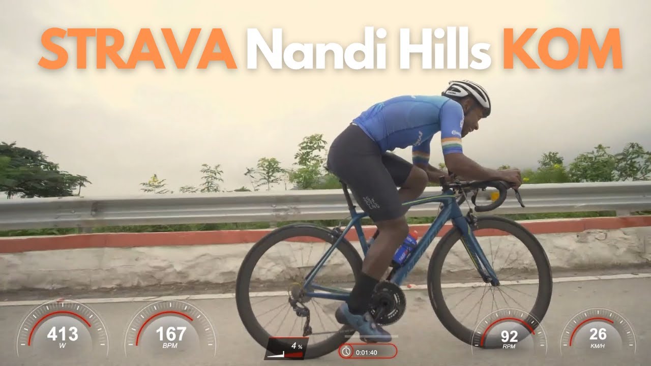 STRAVA KOM hunting -- India's most-attempted hill climb segment (NANDI HILLS)  -- Do I get the KOM?!