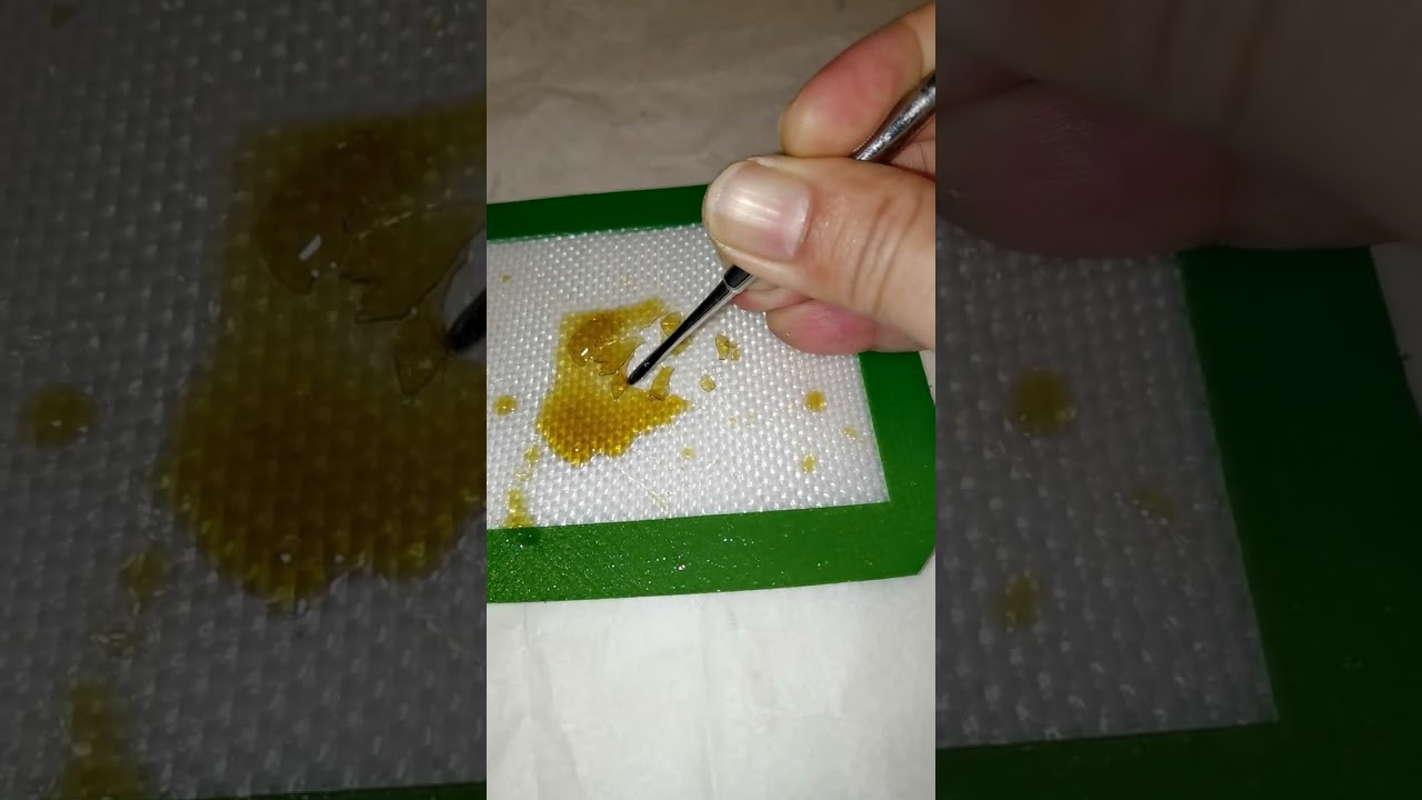 LIVE ROSIN SHATTER from BHO extracted