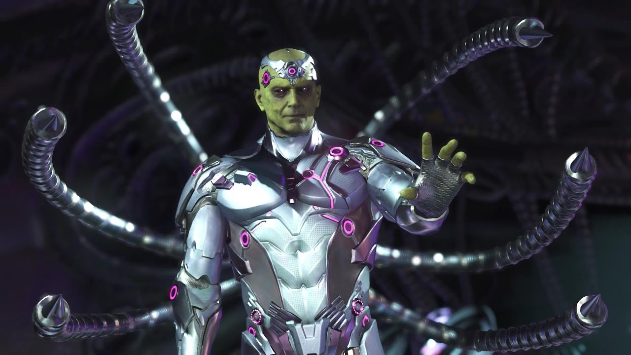 Injustice 2  - Brainiac Character Intros And Dialogues (Main Roster And Premiere Skins)