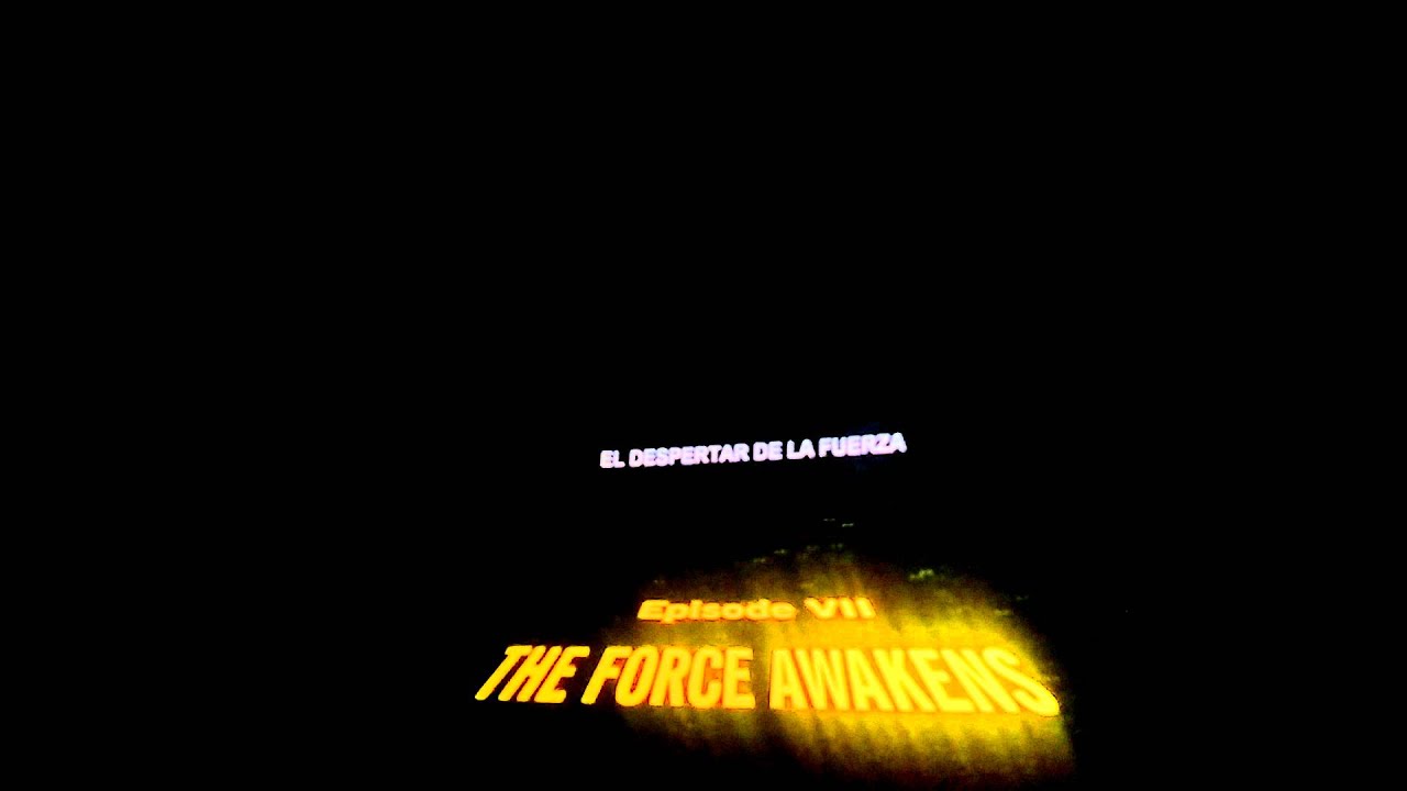Star Wars - The Force Awakens (Intro)