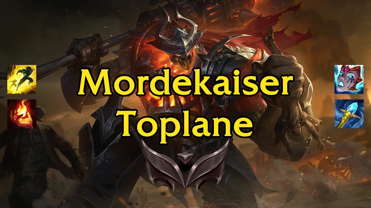 SoloQ Iron Mordekaiser toplane gameplay by Alkapash