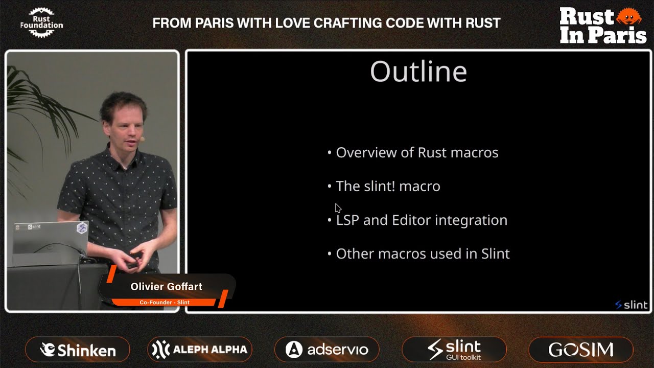 Crafting Rust Macros: Lessons from Slint &mdash; Olivier Goffart at Rust in Paris 2025 🦀 Conf