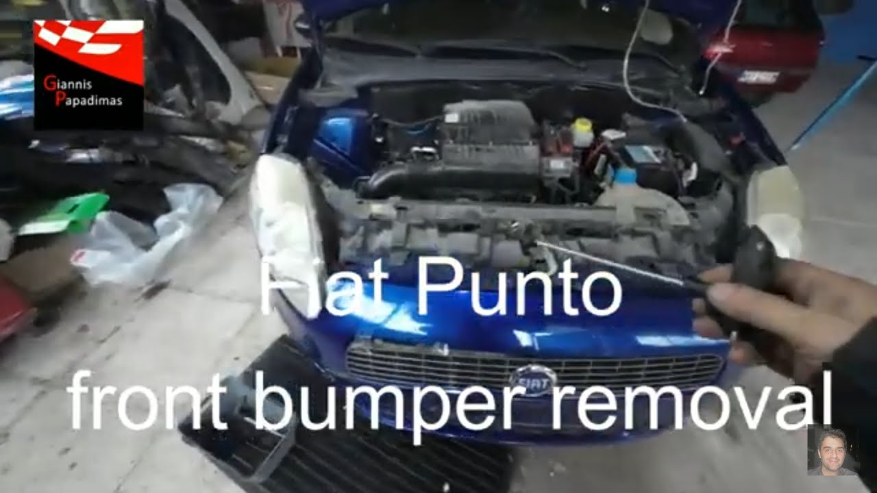 Fiat Grande Punto 2005-2018   front bumper removal