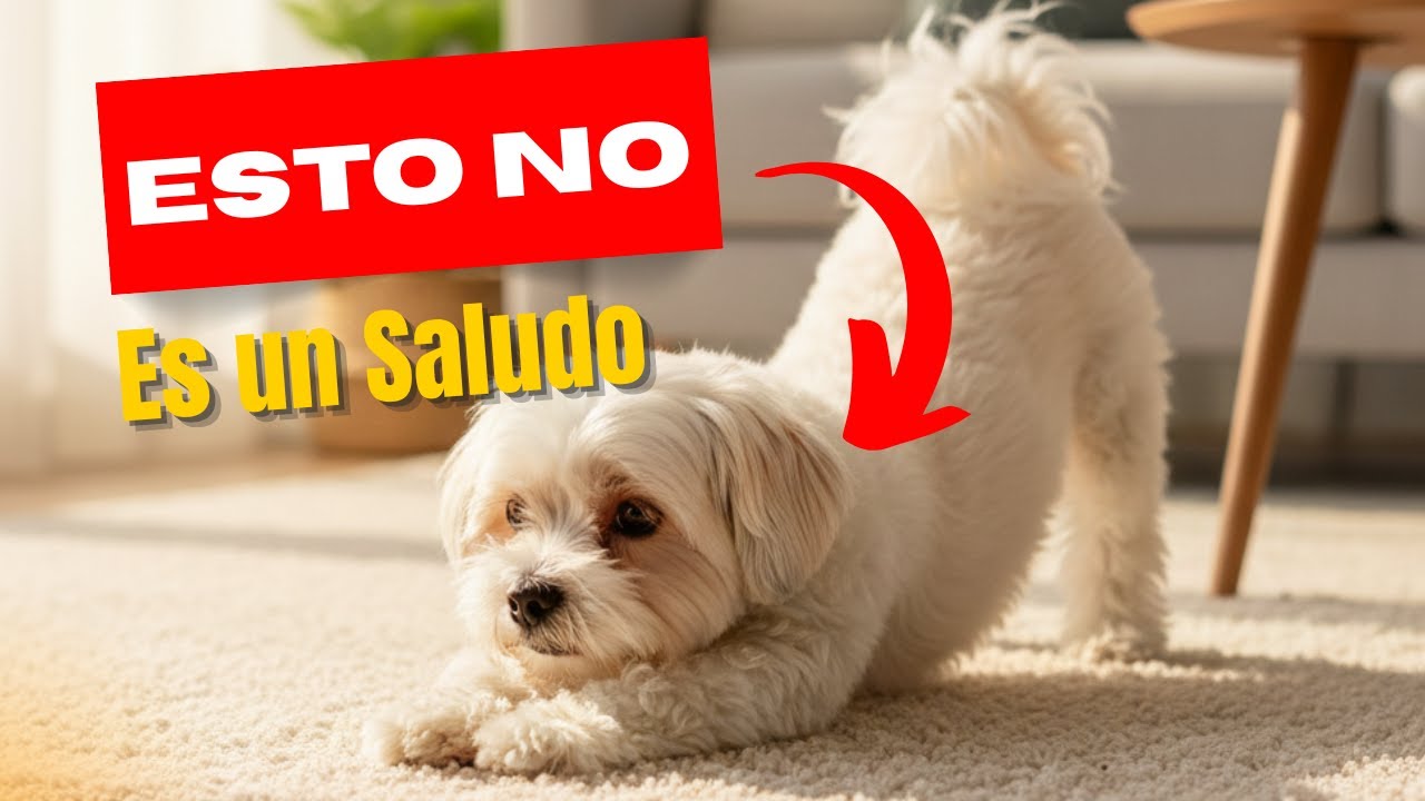 ¿Tu perro se estira cuando te ve? ➡️ ¡Esto es lo que realmente significa! 🐾