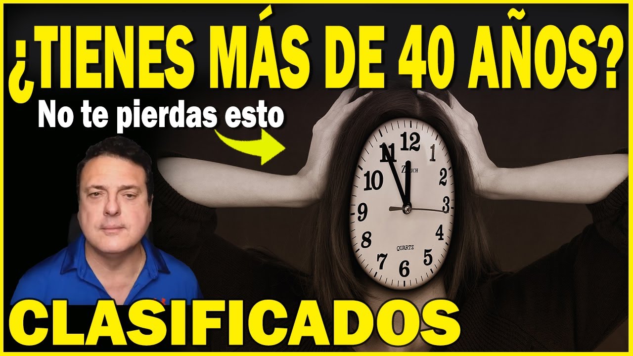 ¿QUÉ OCURRE A PARTIR DE LOS 40 AÑOS? ➡️ CLASIFICADOS - Dr. Iñaki Piñuel