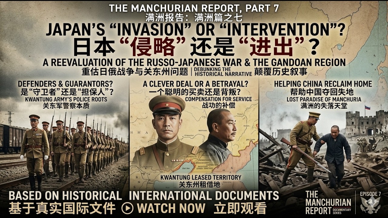 为什么日本没有侵略中国，中国是侵略者。满洲篇第七集