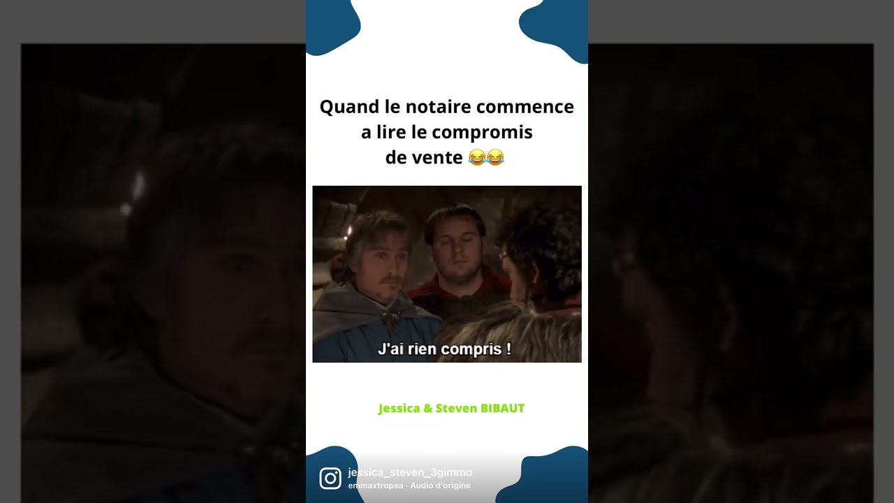 Ha la promesse de vente 🤣 #shorts #immobilier #achatmaison #maison&agrave;vendre