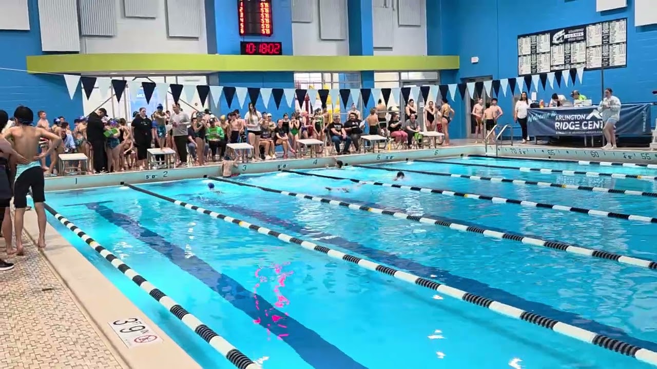 Gabriel (8) 100 yard Medley Relay (3Fly) | Carol Stream Dolphins VS Arlington Hts| 2/21/26 | Boy8&U