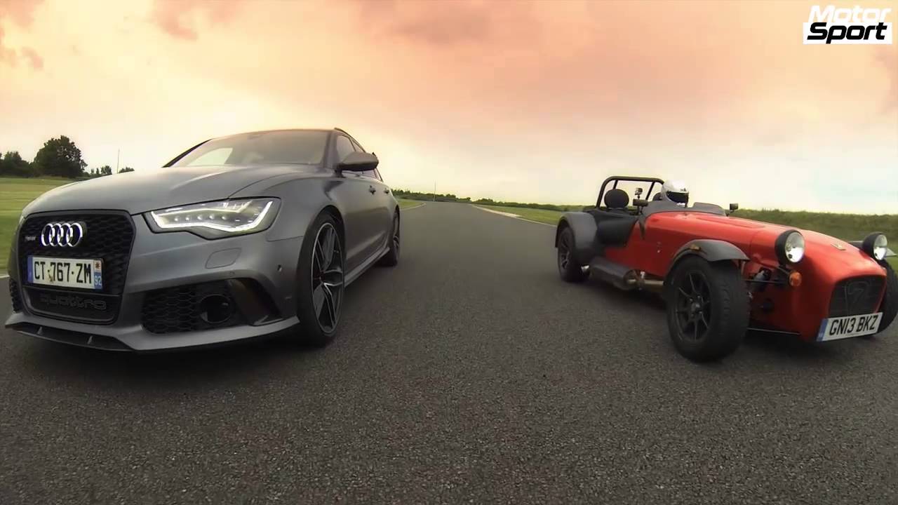 Drag Race : Audi RS6 Avant VS Caterham 485 R (Motorsport)