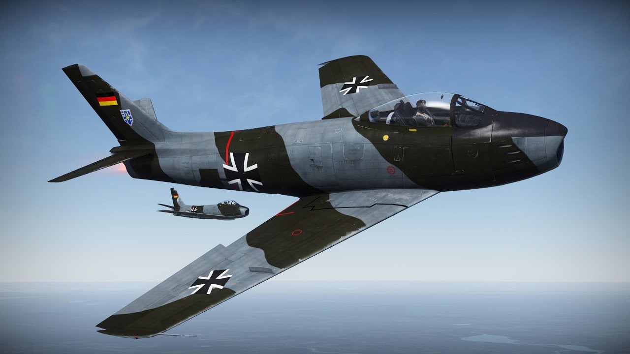 CL-13A Sabre Mk.5 НЕМЕЦКИЙ РЕАКТИВНЫЙ ИМТРЕБИТЕЛЬ В WAR THUNDER