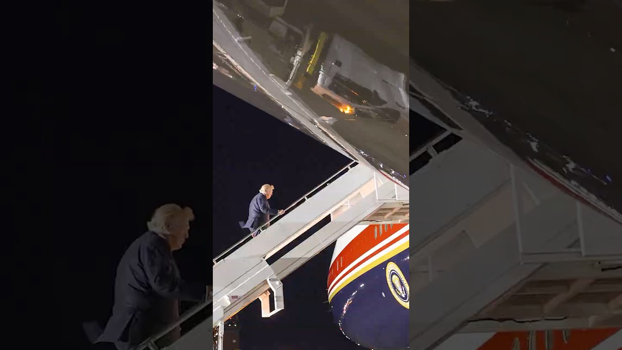 Trump Switches Air Force One Planes on Return From NATO Summit
