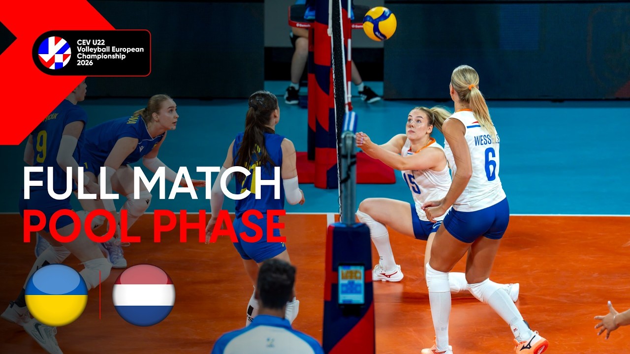 Full Match | Ukraine vs. The Netherlands | CEV U22 Volleyball European Championship 2026 | Women