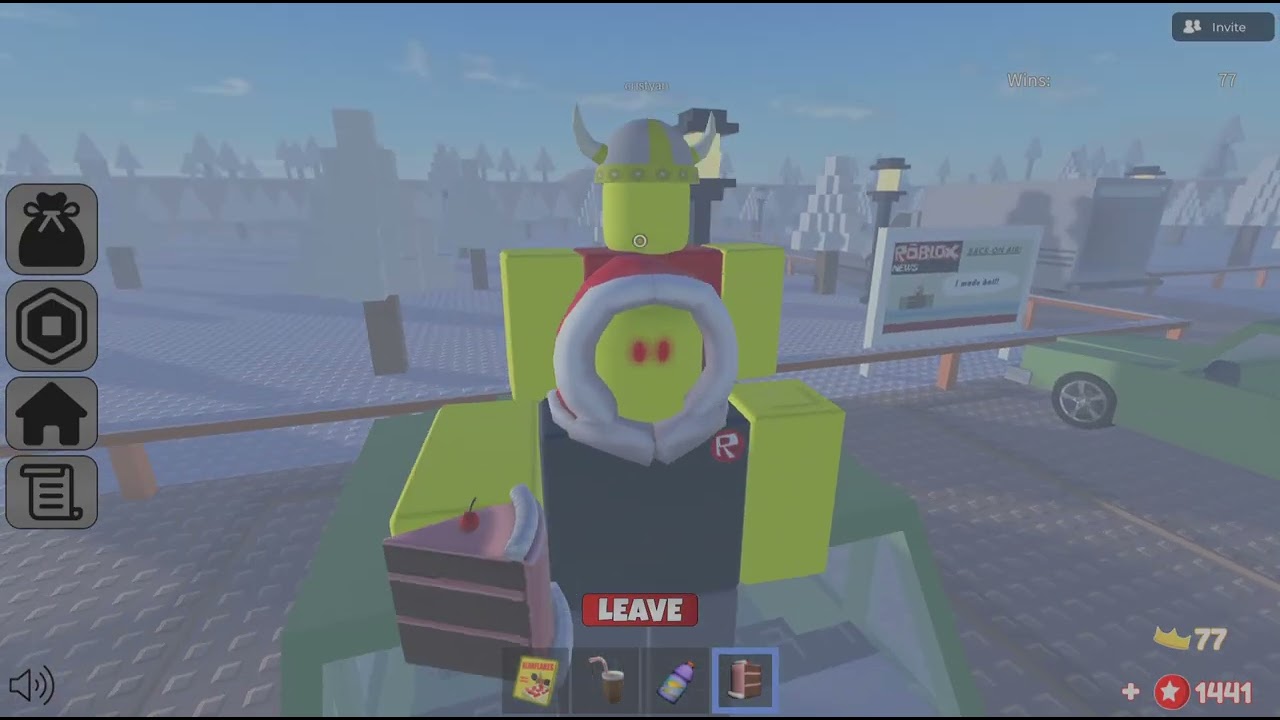 Roblox Night before the blizzard!