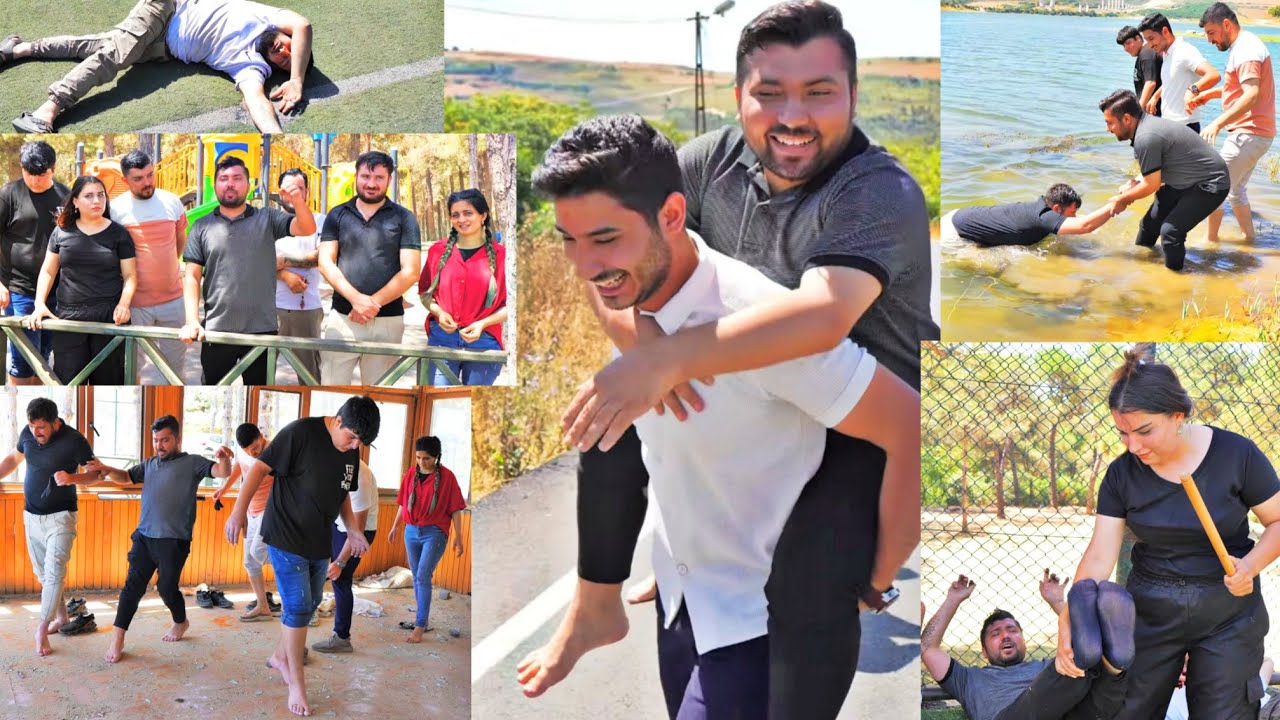 تحكمنا ببعض في الطبيعة// تعب🥱 وضحك😂 وحماس🔥