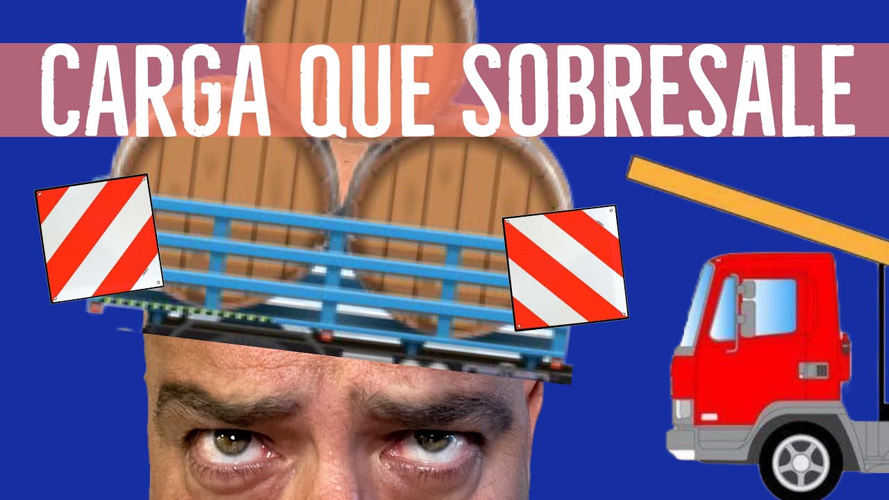 ¿Cuánto puede sobresalir la carga en un coche o en una moto? 