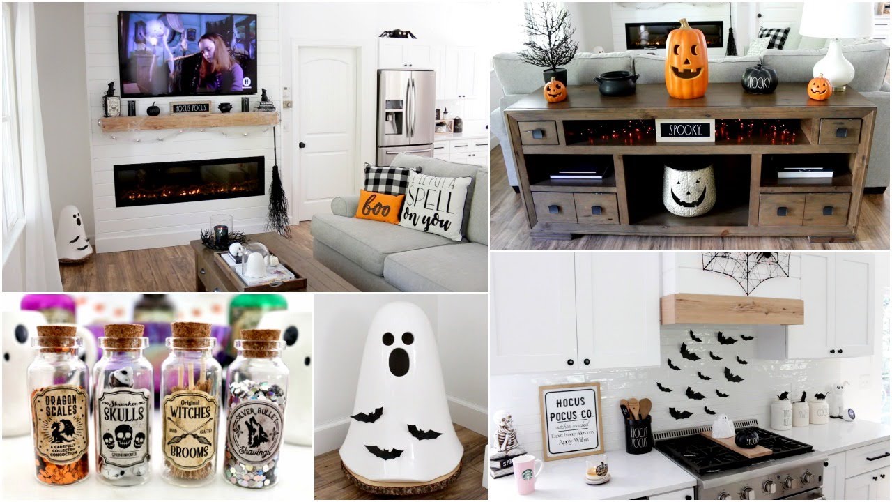 MY HALLOWEEN DECOR | HUGE HALLOWEEN DECOR HAUL | HOMEGOODS, TJ MAXX, TARGET + NEW HUTCH