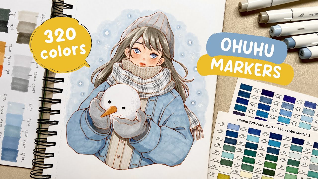 🌠 Draw with me / Marker Art 