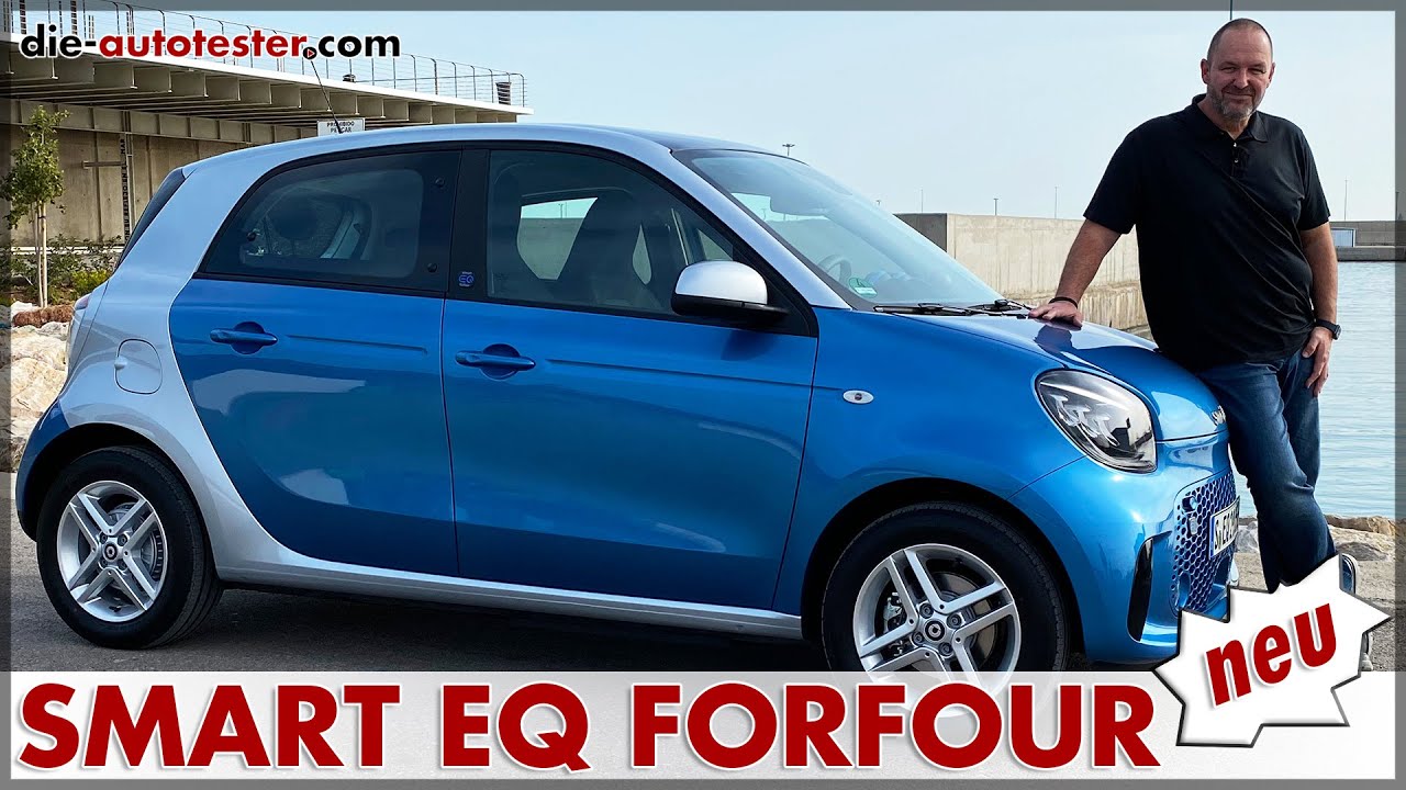 2020 smart forfour (EQ)  fortwo Facelift Test Reichweite Batterie Preis Verbrauch Neu Deutsch