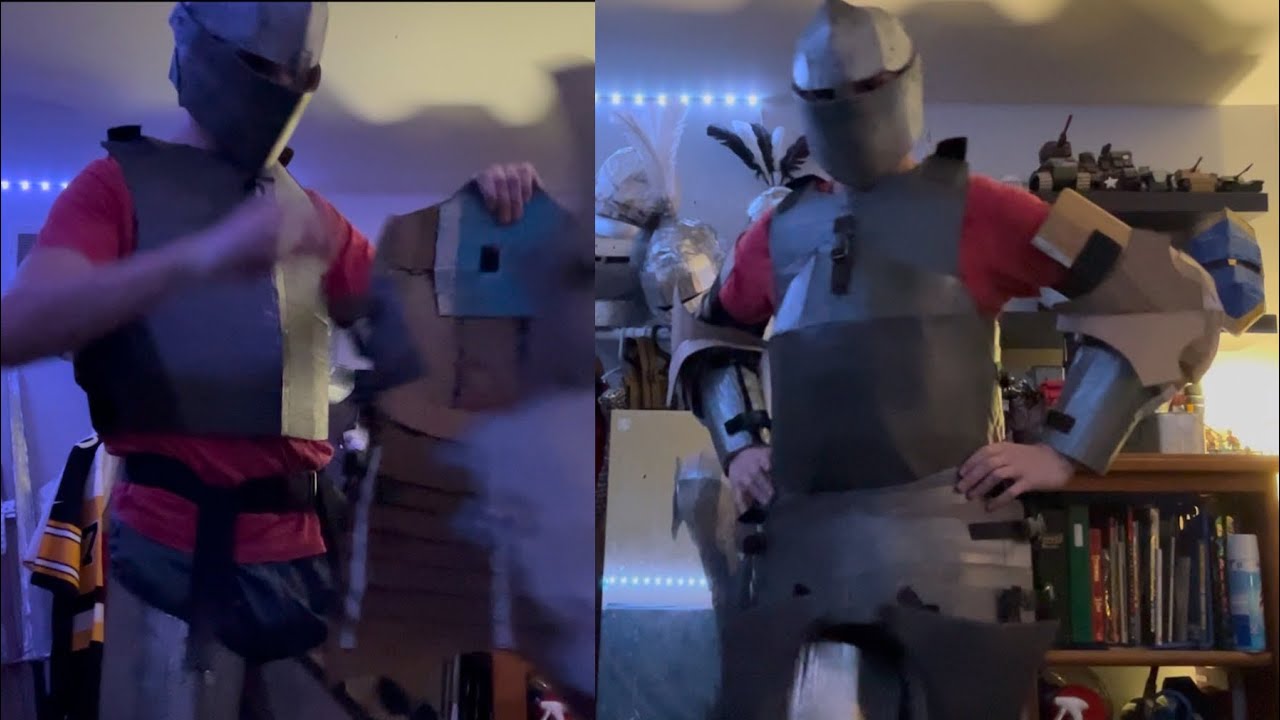 How to build a (Proper) ￼Cardboard Knight Breast plate| Curaiss