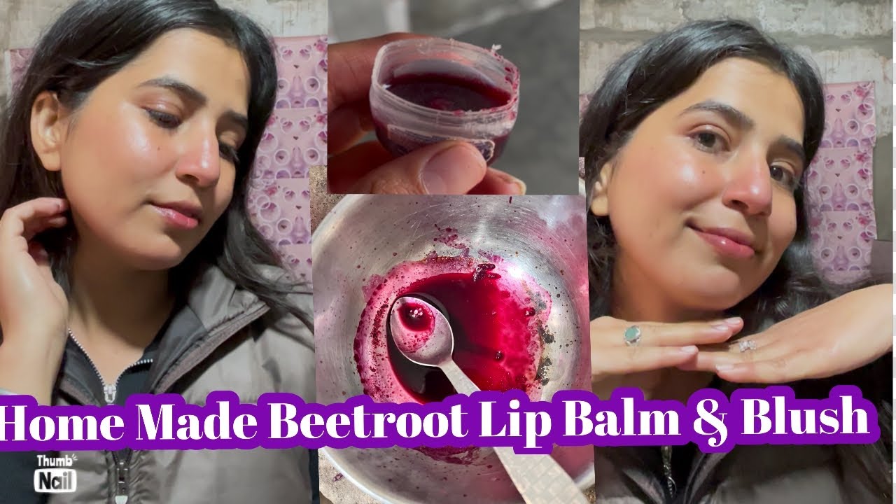 Home made Beetroot 🫜 lip balm & blush #priyankamakeover #youtube #trending #viralvideo #viral #skin 