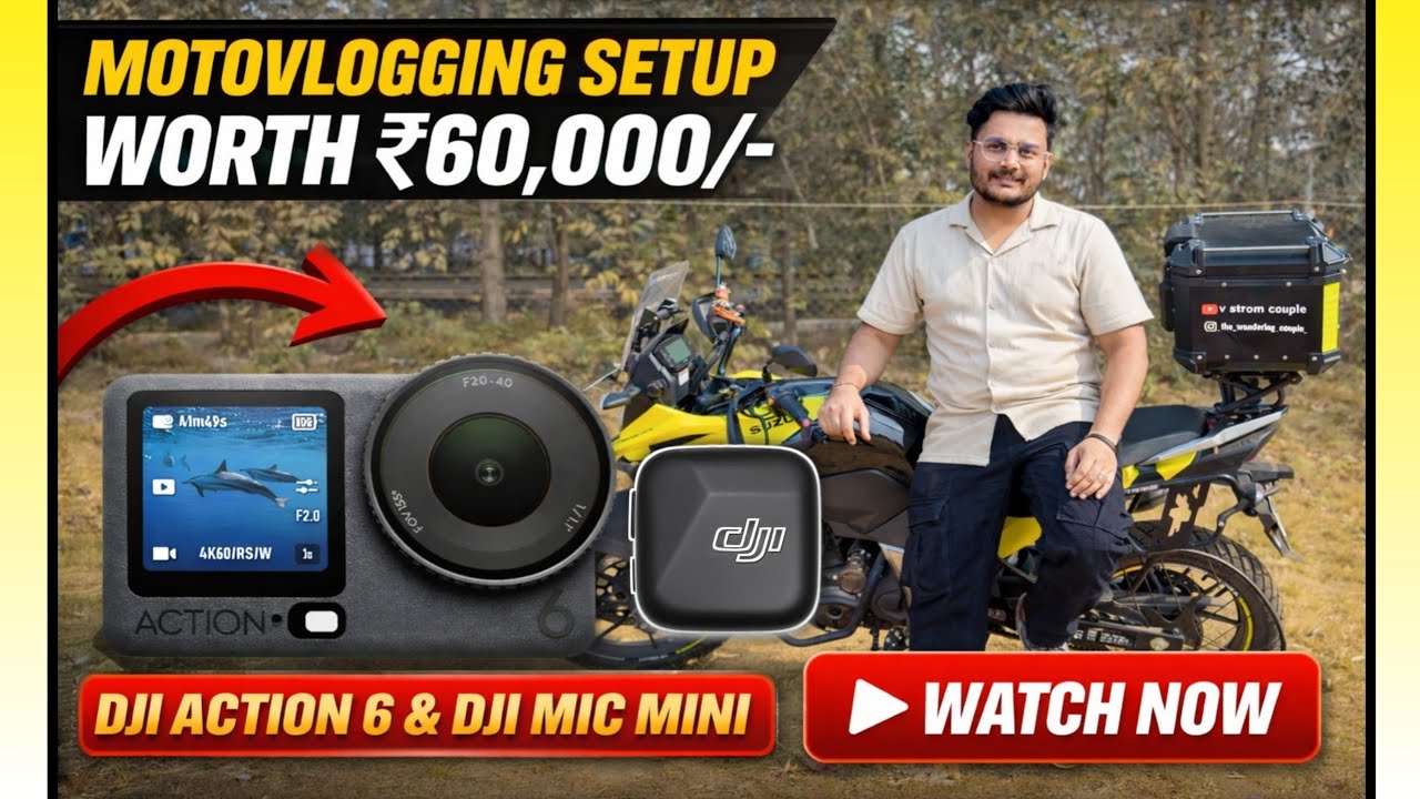 Best Moto Vlogging Setup 2026 - The Ultimate Guide! Ft. DJI Action 6 & DJI Mic Mini