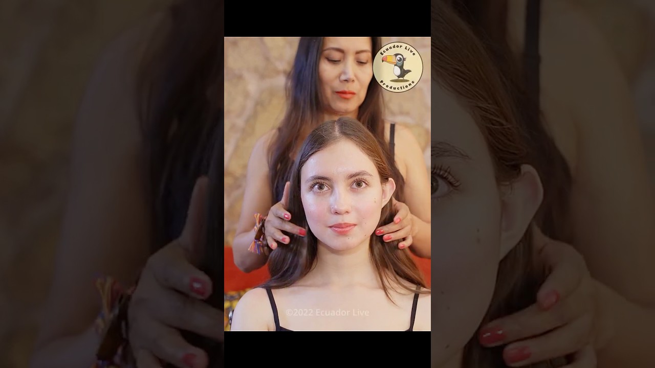 ASMR hair brushing & soft whispering sounds for sleep 💆🏻&zwj;♀️