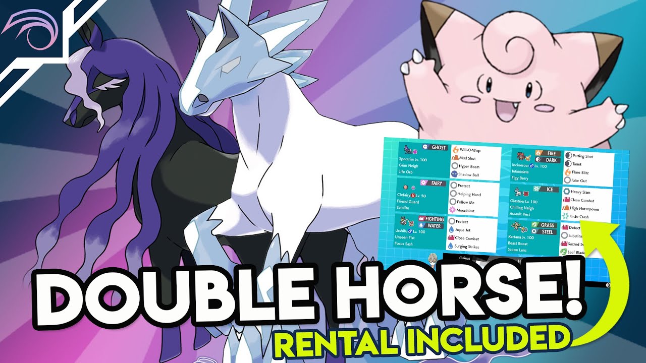 SERIES 9 GLASTRIER AND SPECTRIER TEAM VGC 2021 Competitive Pokemon Sword and Shield