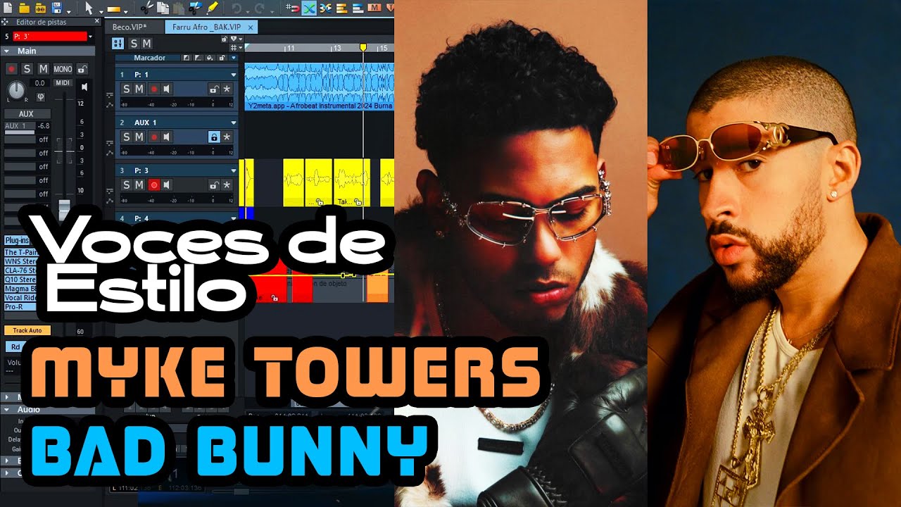 Tutorial de Mezcla de Voz Inspirado en Myke Towers y Bad Bunny | ADIVINO