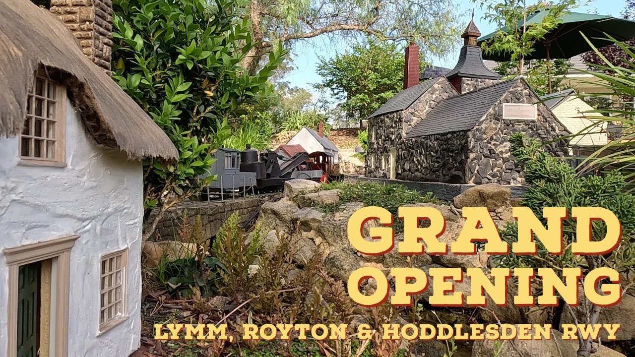 LR&H Railway Grand Opening – October 2023 – 16mm G-Scale Live Steam Garden Railway