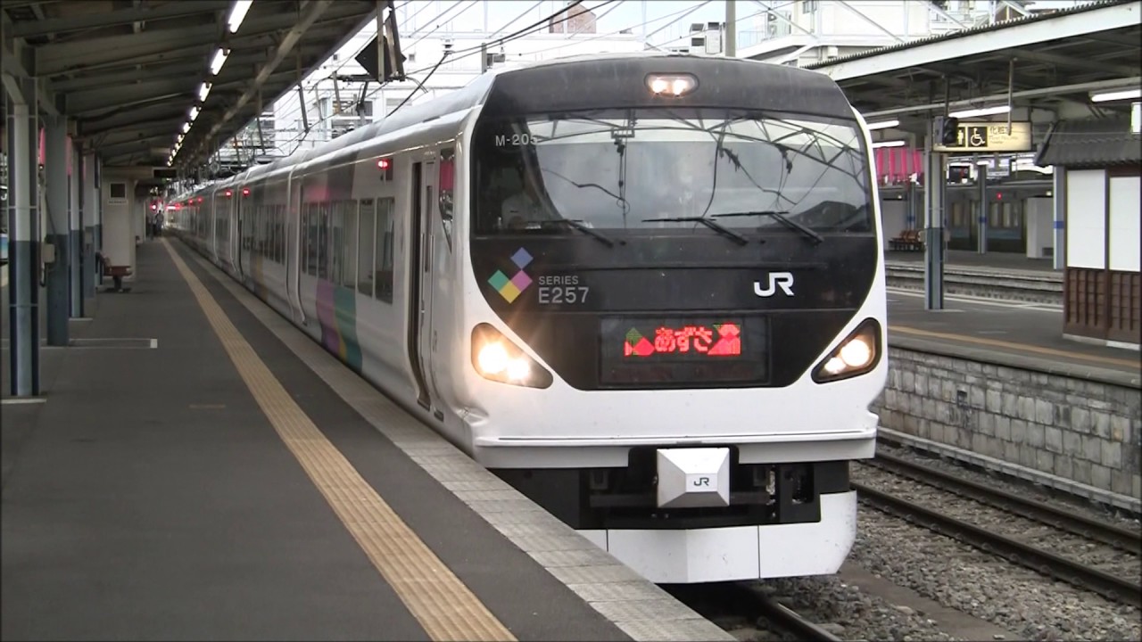 早朝の松本駅の様子【珍しい行先ばっか！】
