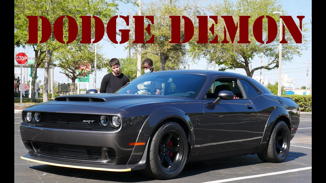 Dodge Demon @ cars and coffee Orlando