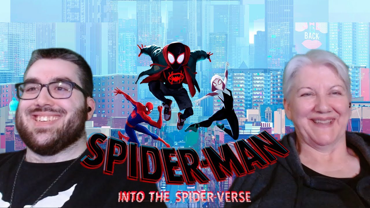 My Mom Watches SPIDER-MAN: INTO THE SPIDER-VERSE | Movie Reaction | First Time Watching