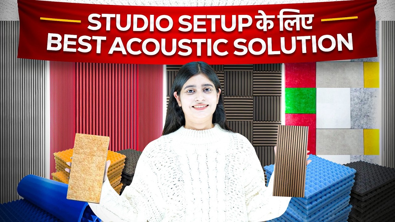 Studio Setup Soundproofing Solution - No Echo, No Noise