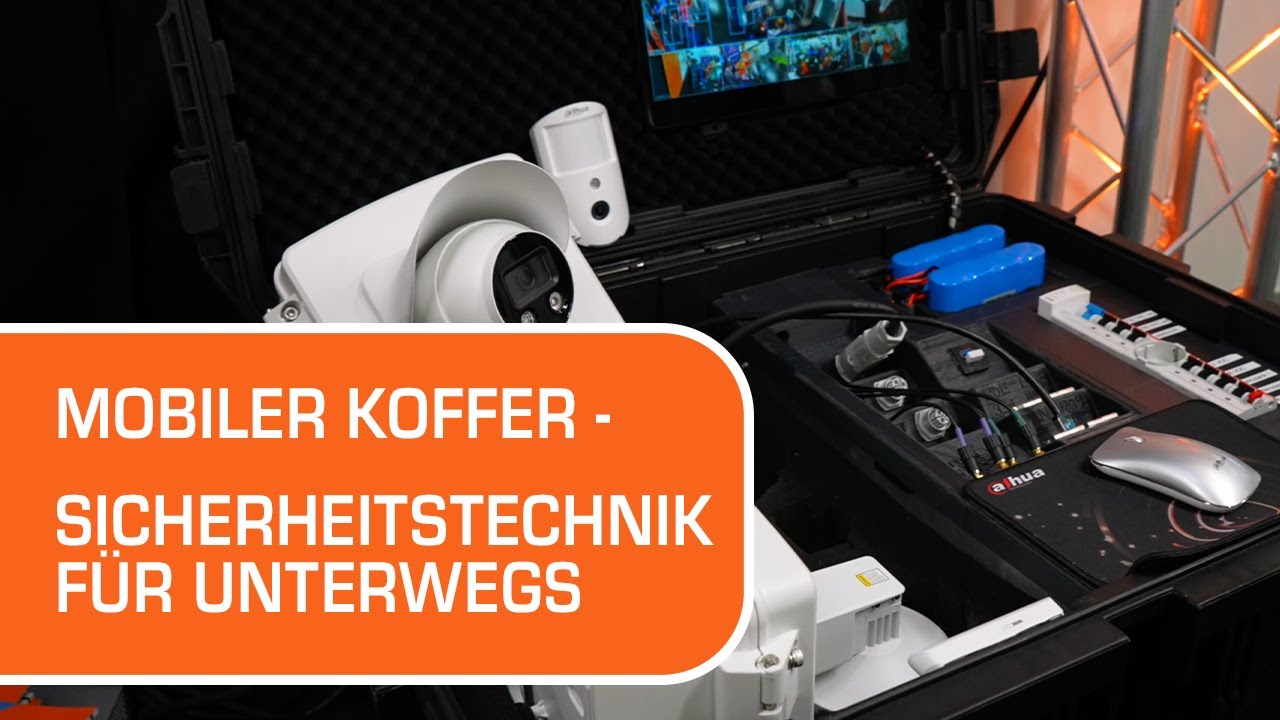 Sicherheitstechnik to go - Mobile Videoüberwachung im Koffer