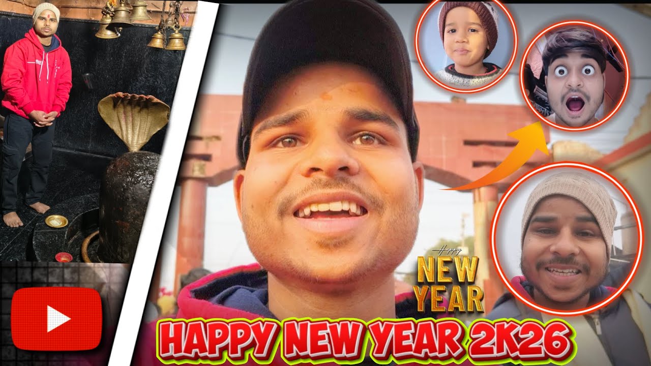 1 jan 2026 ( Happy New year) 🎊🕛#vlog #shivamjiblog 