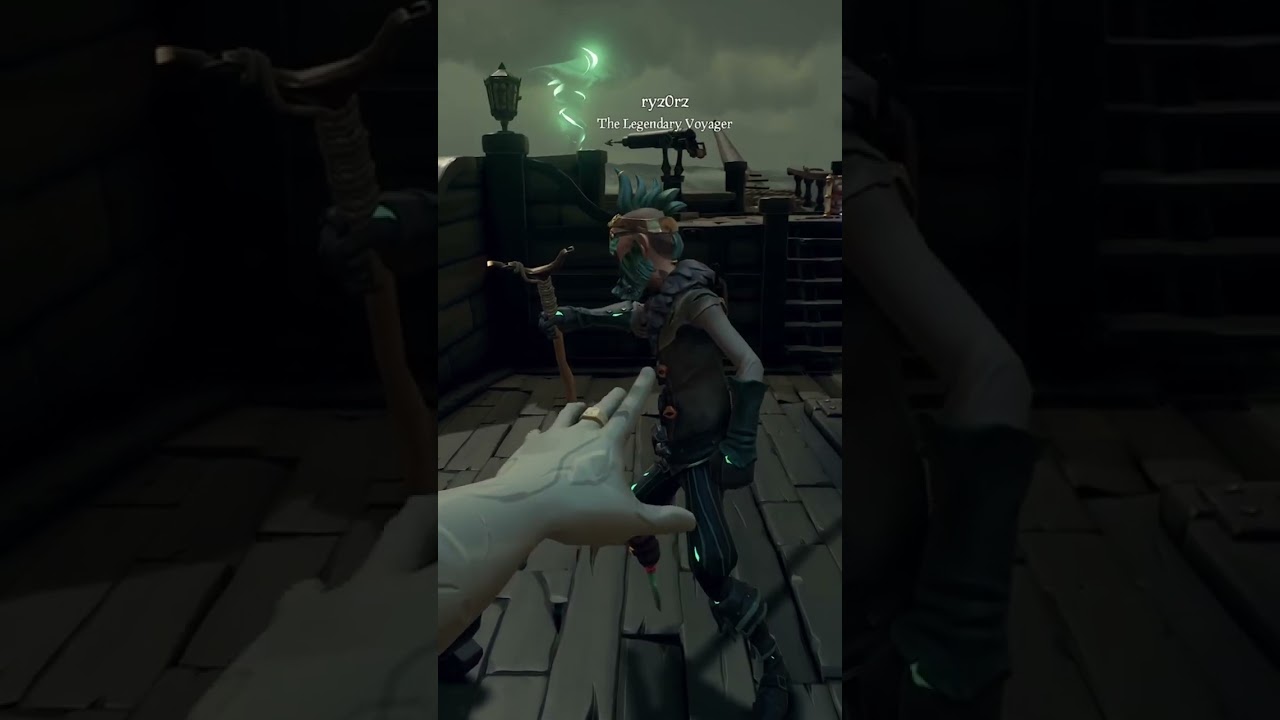 Lucky deck shot‼️🏴&zwj;☠️⚓️#seaofthieves #sot #cannonshot #gaming #friends #gameplay #fun #xbox