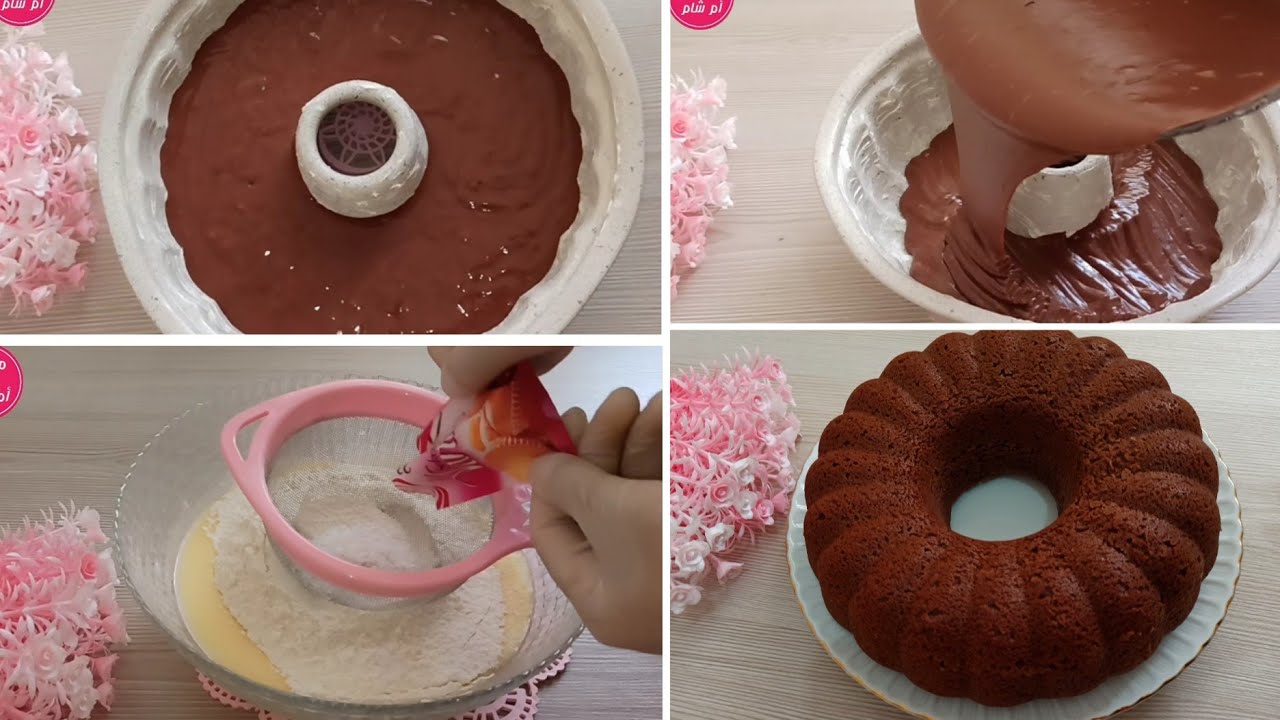#كيك طريقة عمل كيك الكاكاو بالزبادي 😋بدون مضرب كهربائي⁦✔️⁩ وبطعم رووعة 😍