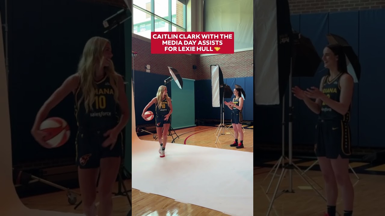 Caitlin Clark Dropping Dimes to Lexie Hull Even on Media Day 😄