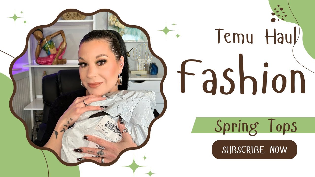 Temu Haul Fashion Spring Tops