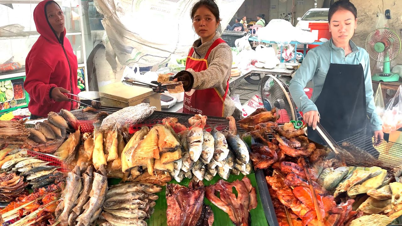Best Cambodian Street Food Collection - Orussey, Boeung Trabek, Chbar Ampov Market, Riverside & More